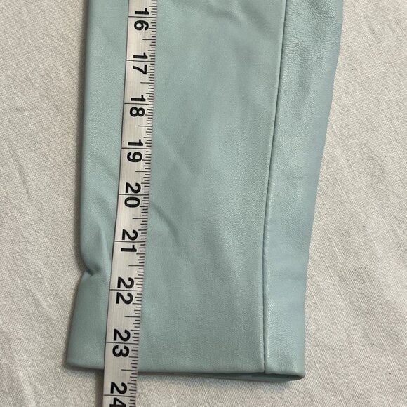 Caslon Women's Genuine Leather Jacket Button Blue Size Small - Picture 11 of 14